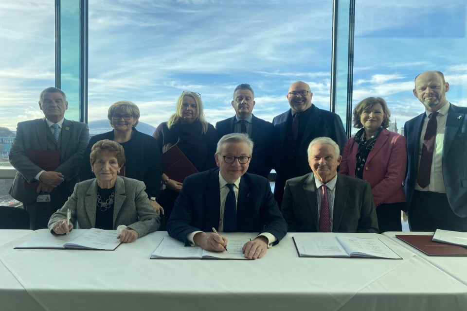 Levelling Up Secretary in North East England to sign historic £1.4 billion devolution deal