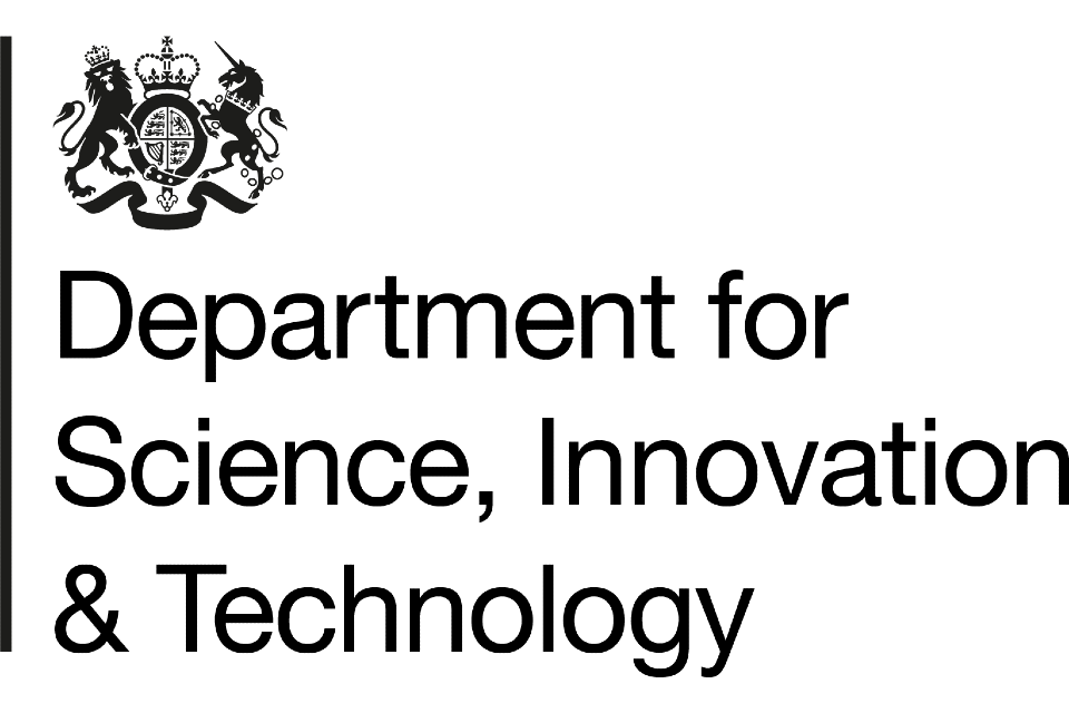The Department for Science, Innovation and Technology logo