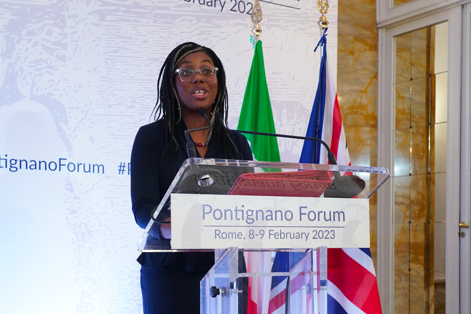 SoS Kemi Badenoch at the Pontignano Forum