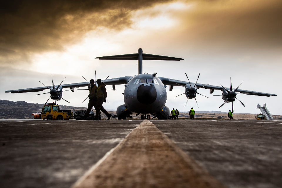 Work to refurbish Falkland Islands runway begins