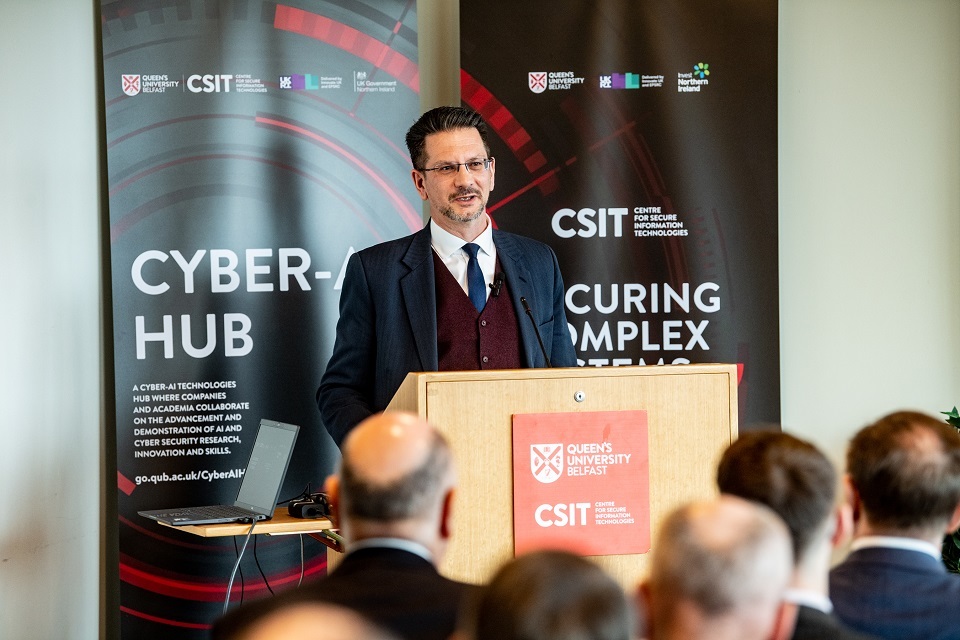 Minister of State announces UKG investment for NI’s Cyber Security industry
