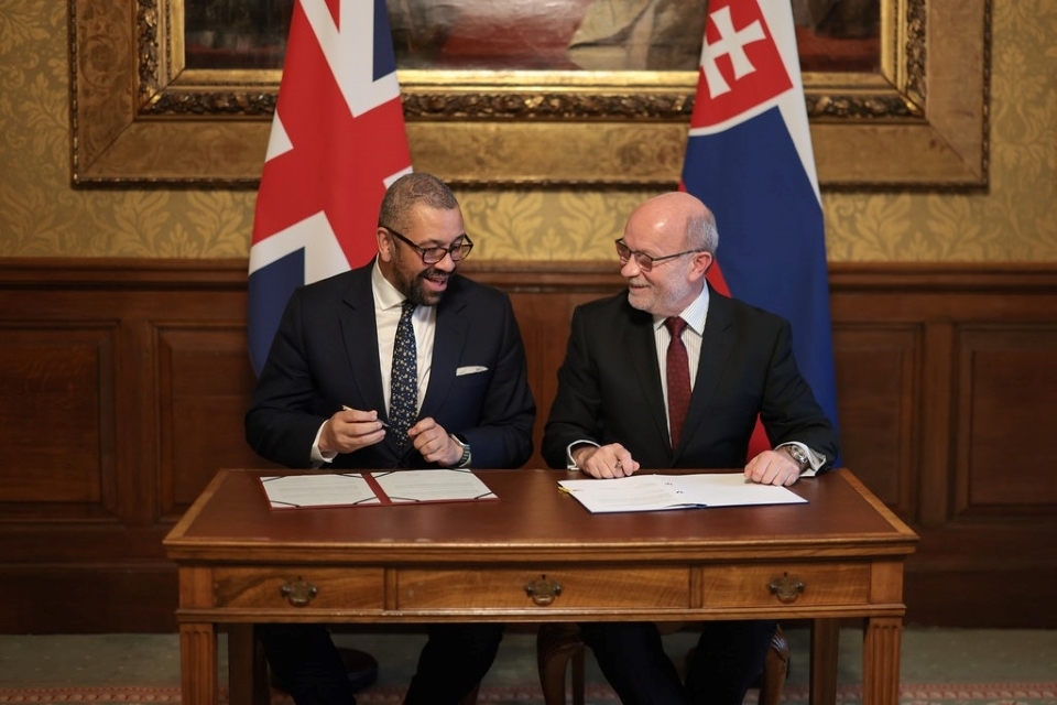 UK and Slovakia step up cooperation in security and trade