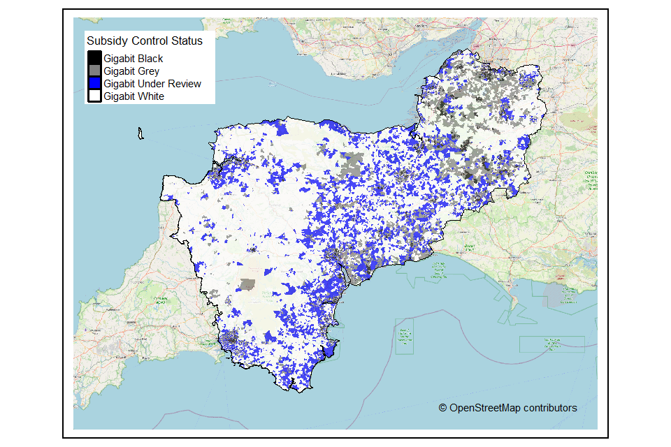 Devon and Somerset Public Review outcome map 