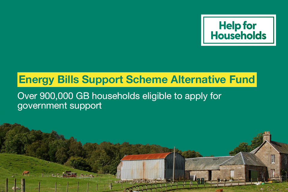 900,000 more households to benefit from £400 of government energy bill support