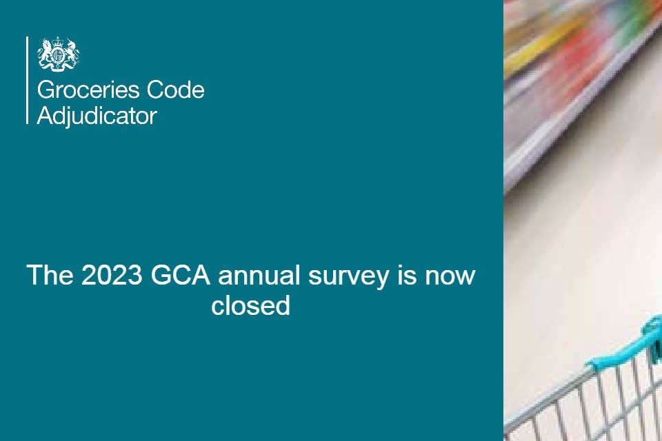 GCA 2023 annual survey now closed
