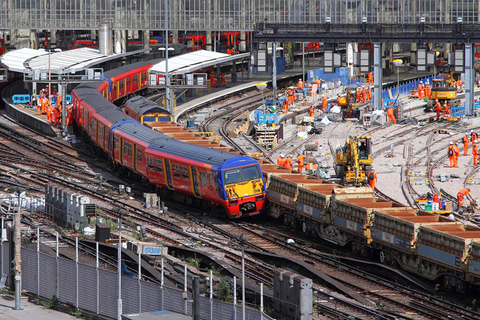 Overview of the station an accident at Waterloo in 2017 (courtesy of Jamie Squibbs).