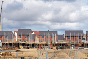 Image showing homes being built