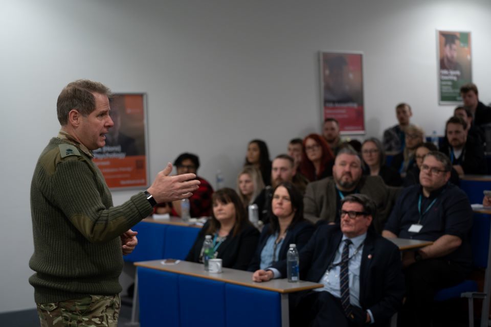 Deputy Commander UKStratCom visits Blackburn College