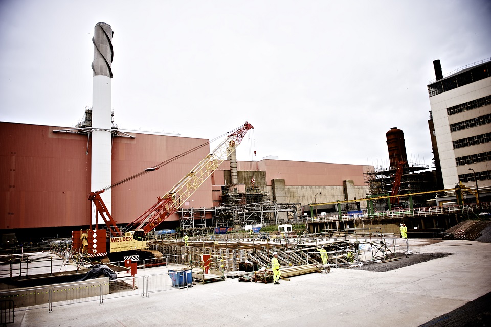 The Silo Maintenance Facility under construction 