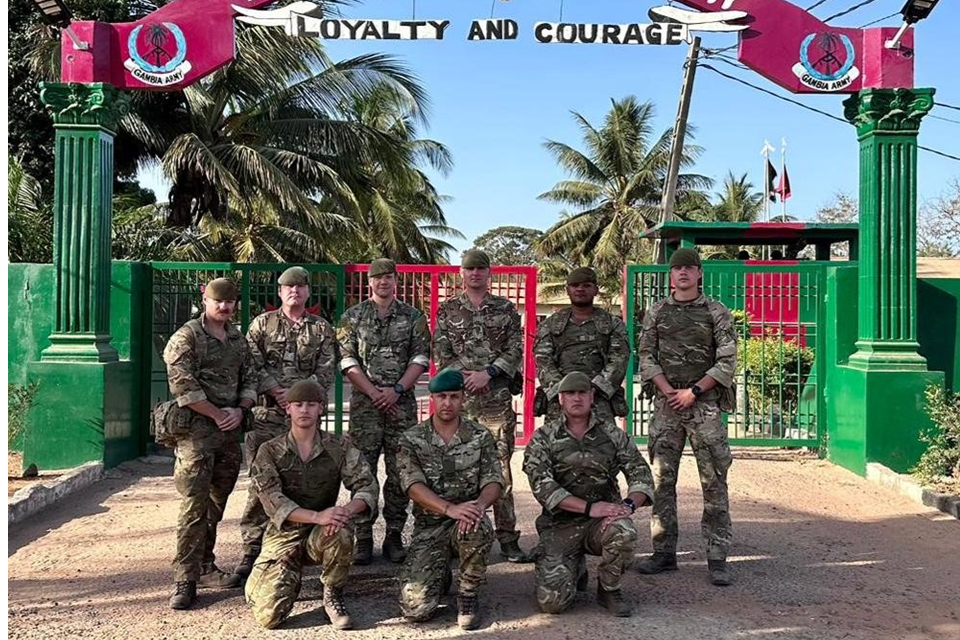 Royal Gibraltar Regiment trains partners in West Africa