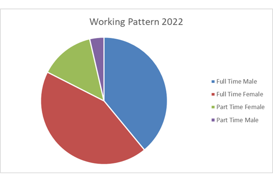 Working pattern 2022