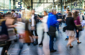 Manchester Piccadilly rail station.