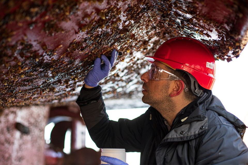 Painting the way for a more sustainable future for the Royal Navy