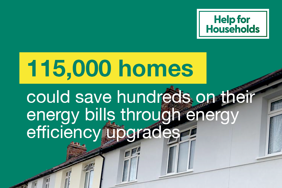 £1.8 billion awarded to boost energy efficiency and cut emissions of homes and public buildings across England