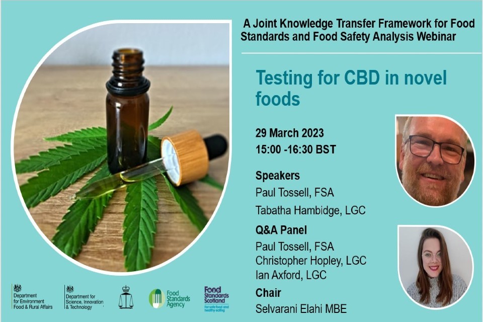 Webinar: Testing for CBD in novel foods