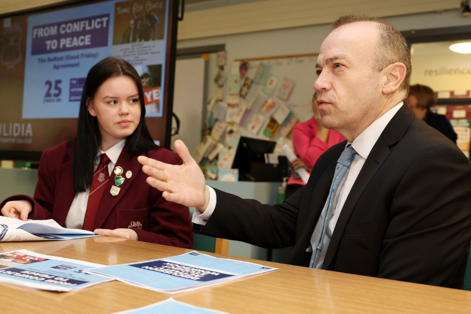 Secretary of State launches Good Friday Agreement education resources