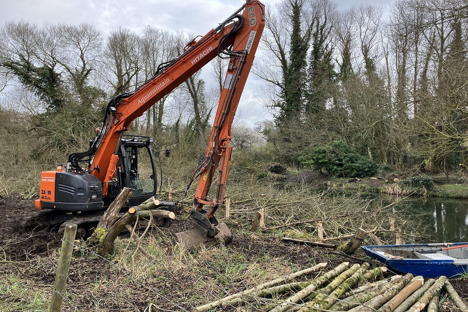 Rare Norfolk chalk stream improved for people and wildlife