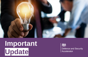 Important Update text with a lightbulb image
