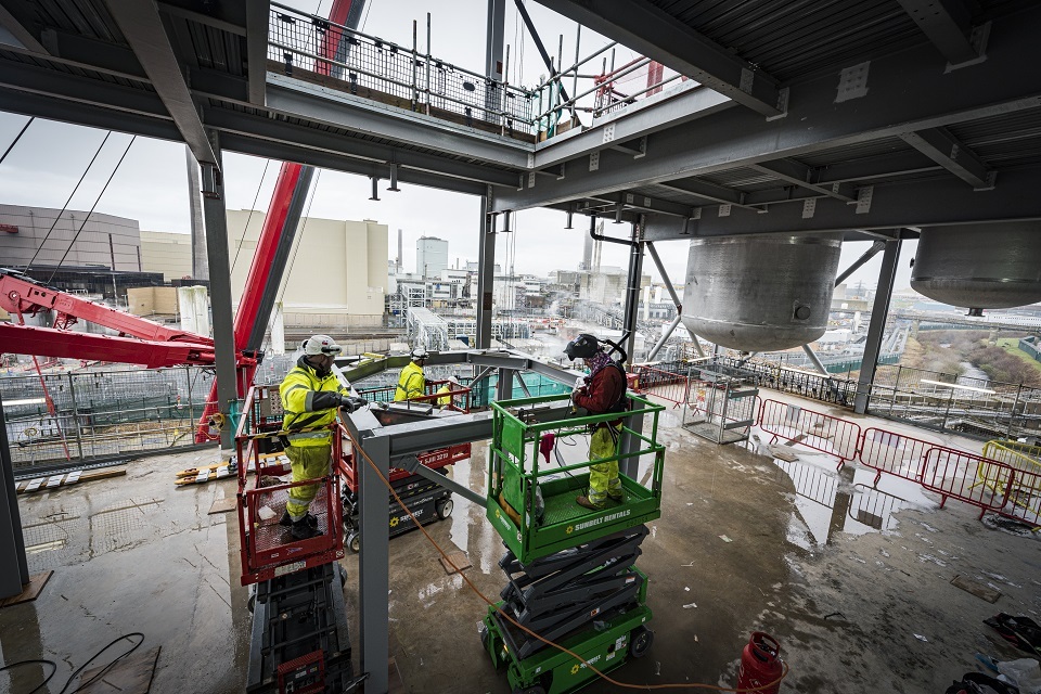 Charging on: vessel installation marks key moment for Sellafield project
