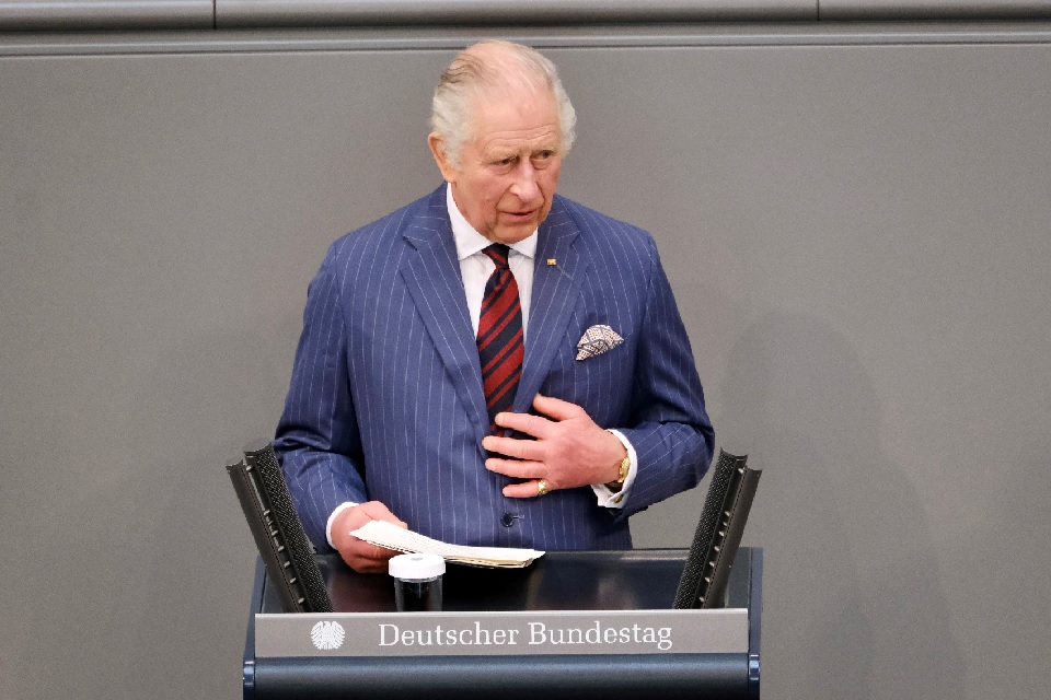 His Majesty The King speaking at the Bundestag