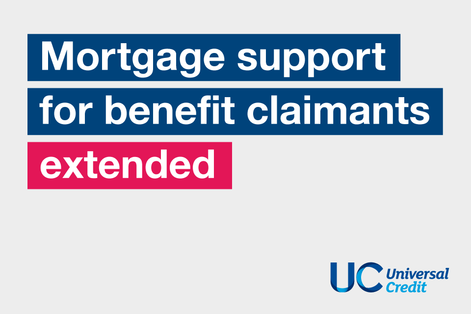 Government extends mortgage support for benefit claimants