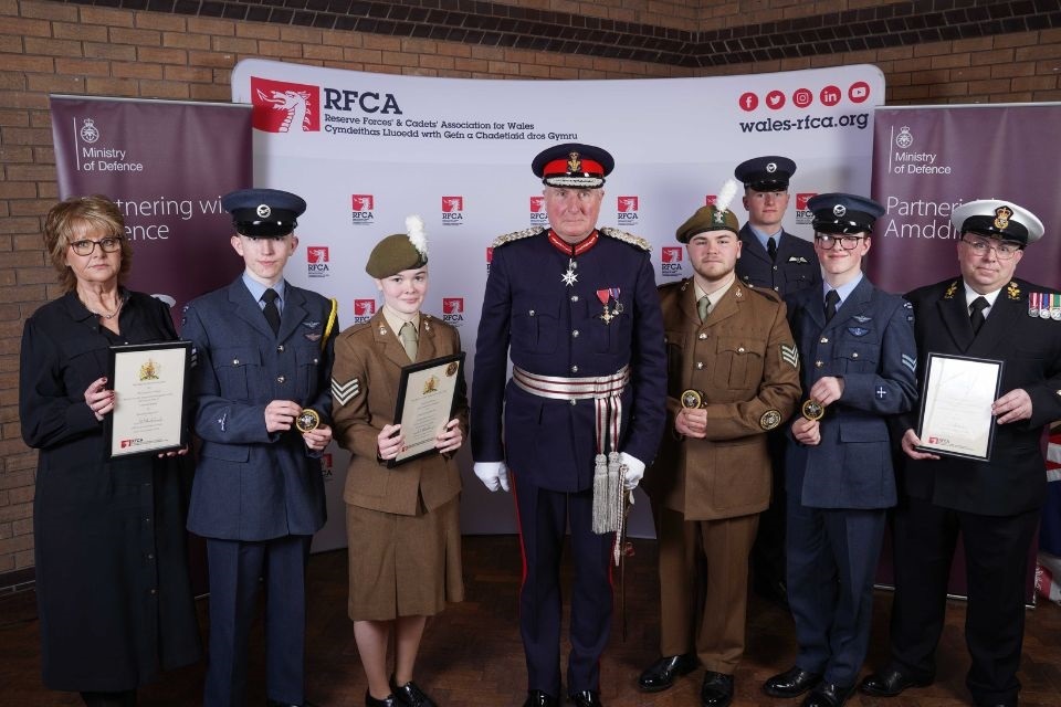 Ten people recognised by His Majesty’s Lord-Lieutenant of Clwyd