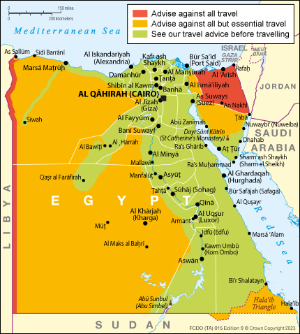 tourist visa from egypt to uk