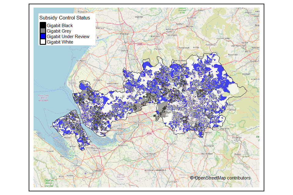Merseyside and Greater Manchester Public Review Outcome Postcode Map