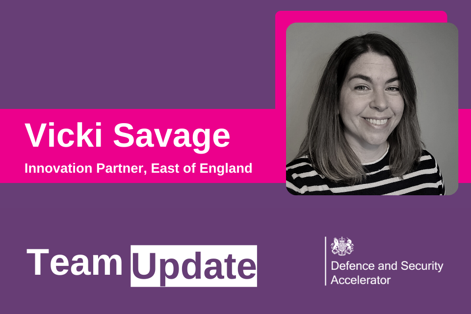 Vicki Savage joins DASA as Innovation Partner for the East of England