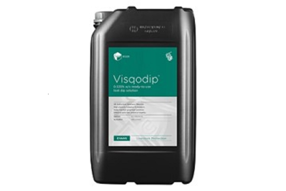 Visqodip 0.535% w/v Ready to Use Teat Dip Solution- Product defect recall alert