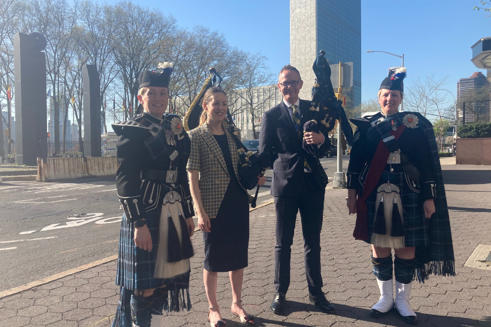 UK Government to celebrate Tartan Week in New York City