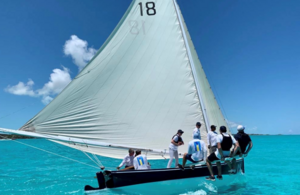 A yacht in The Bahamas