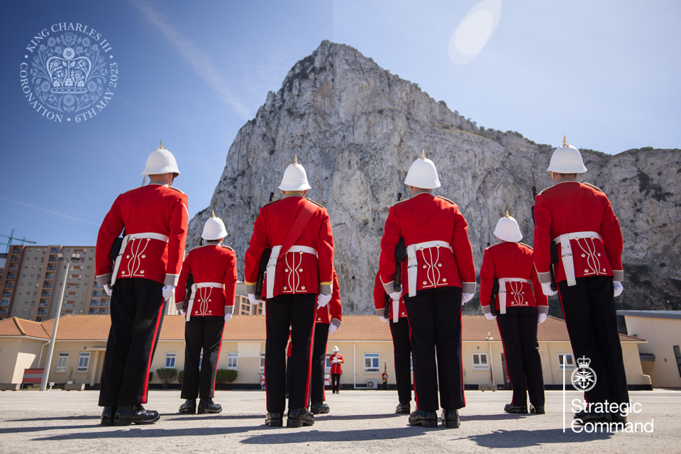 MOD Gibraltar contributes to the HM The King’s Coronation
