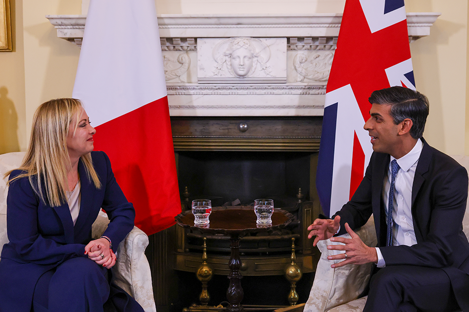 PM meeting with Prime Minister of Italy: 27 April 2023