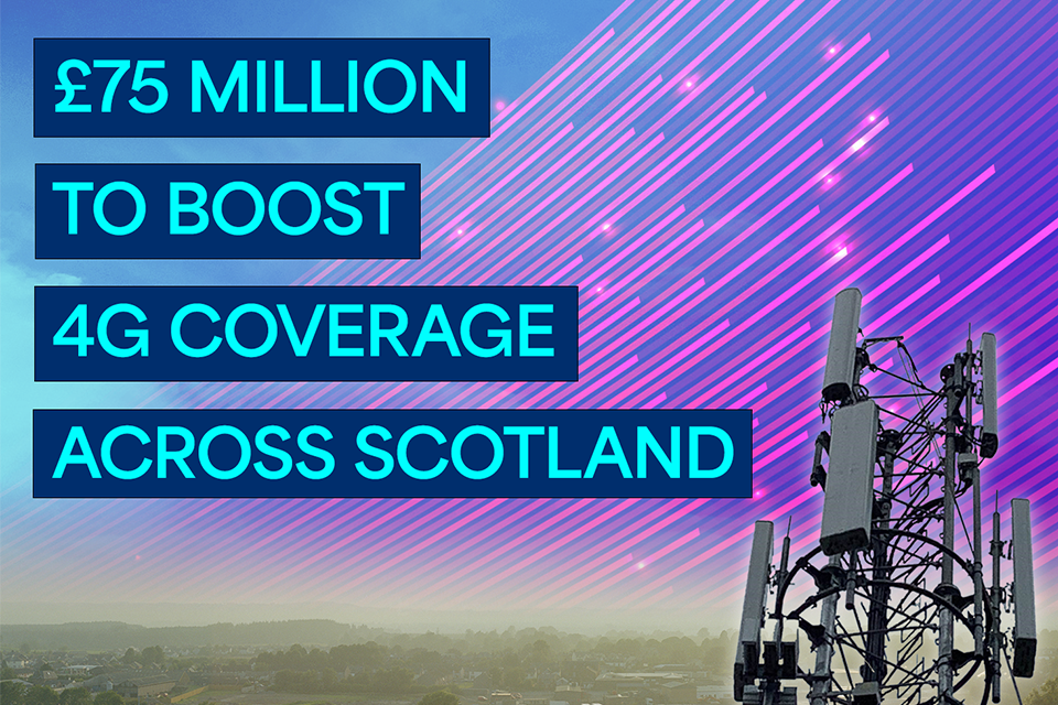 Scottish residents and businesses to get major 4G boost thanks to £75 million investment