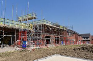 Stock image of construction site