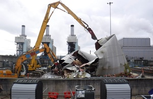 2 large tanks demolished at Fellside