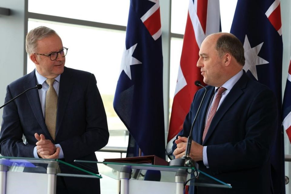 UK and Australian visit to British home of next generation nuclear submarines