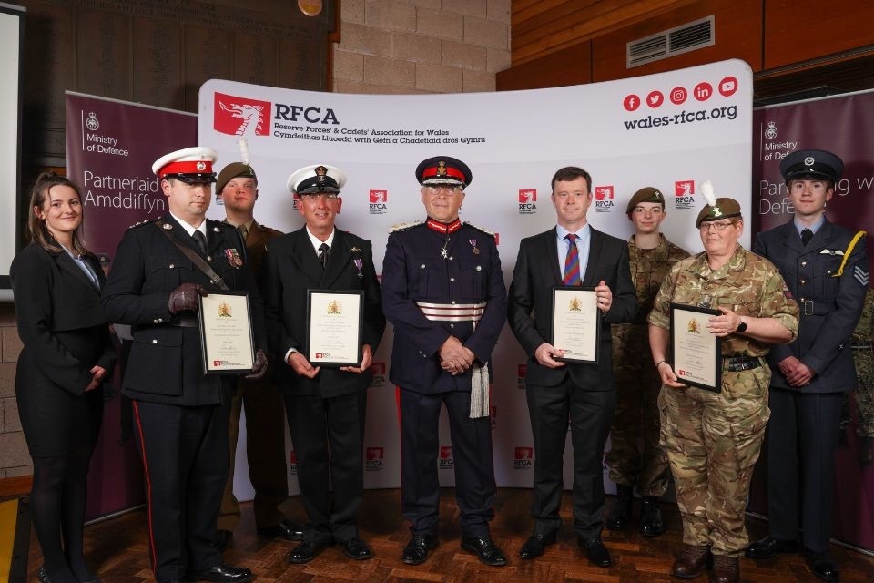 Young people honoured by Lord-Lieutenant of Gwynedd