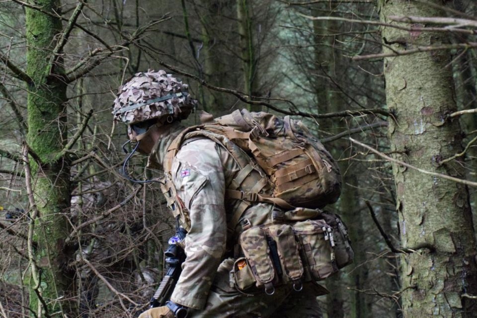 Royal Gibraltar Regiment participate in survival training