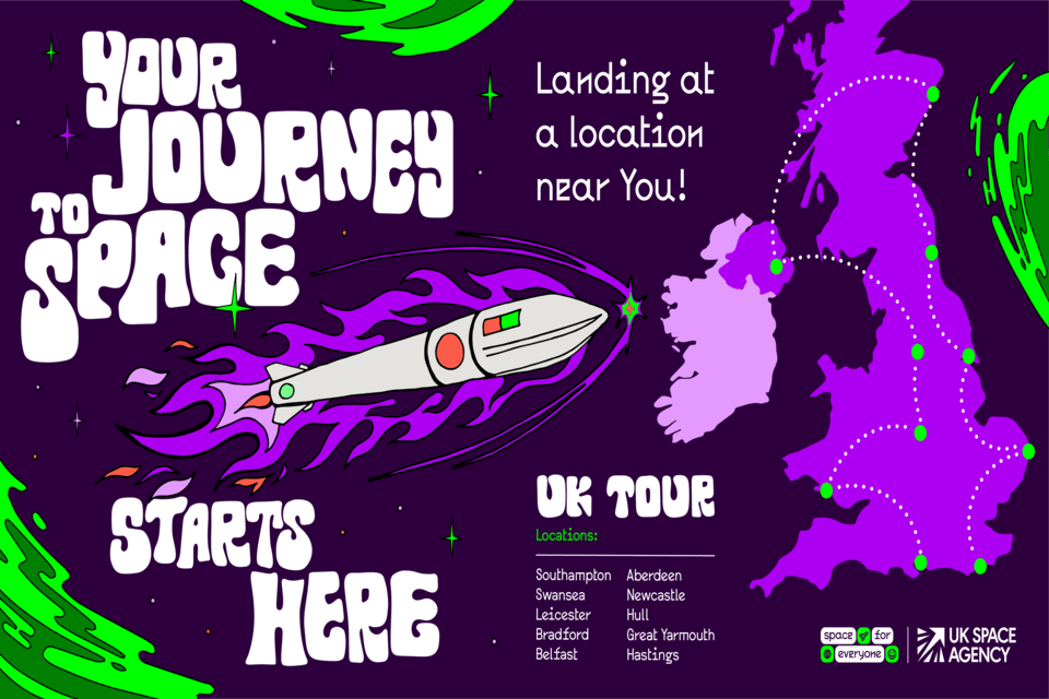 UK Space Agency announces Space for Everyone tour across the UK this summer
