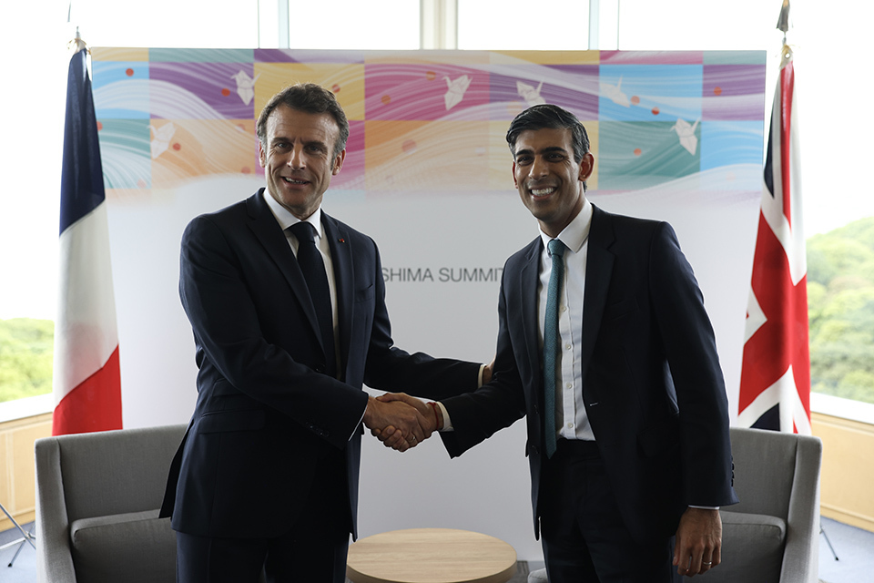 PM meeting with President Macron of France: 20 May 2023