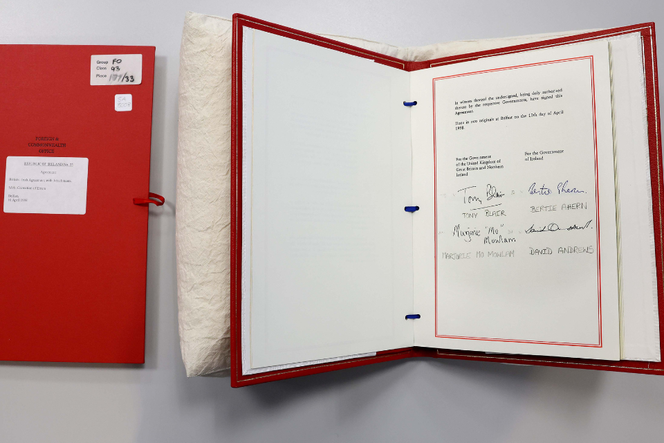 Belfast (Good Friday) Agreement completes tour of Northern Ireland