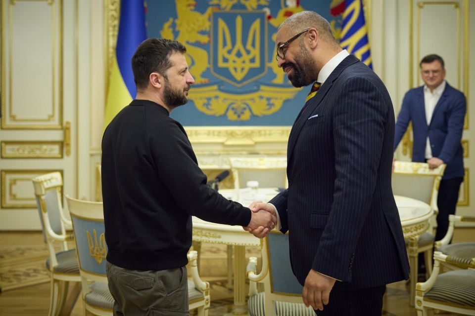 Foreign Secretary visits Kyiv before Ukraine Recovery Conference