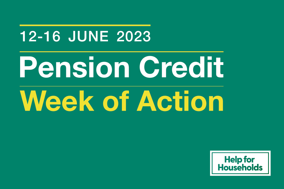 Government Minister urges pensioners to check eligibility for Pension Credit as Week of Action kicks off