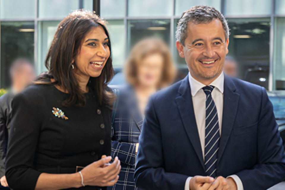 Home Secretary meets French counterpart on tackling illegal migration