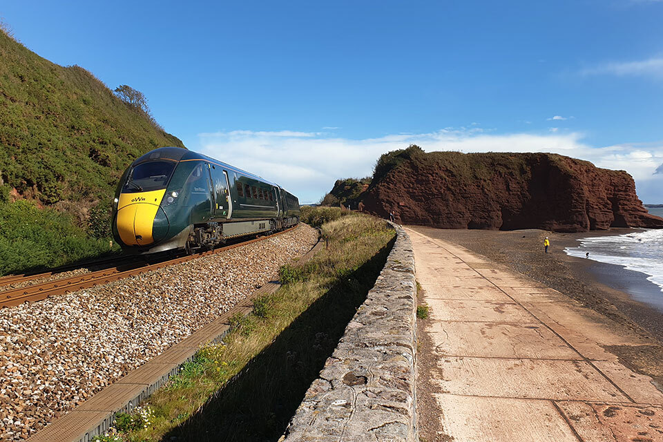 Works complete on vital £82 million sea wall to protect coastal Dawlish rail route
