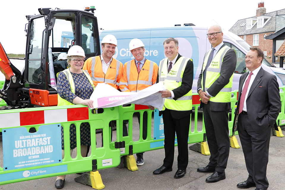 Major broadband boost for 218,000 rural homes and businesses in Norfolk, Suffolk and Hampshire