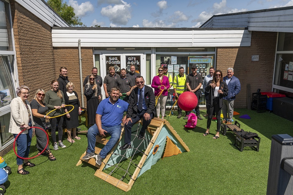Howgill Family Centre welcomes new outdoor space in Cleator Moor