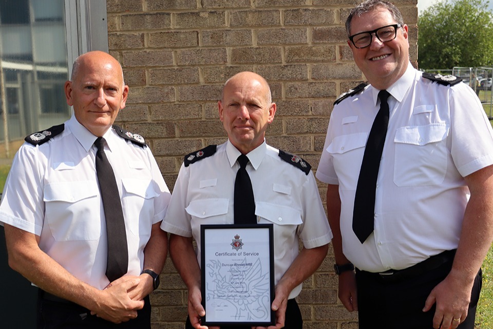 Ch Supt Duncan Worsell retires after three decades with the CNC